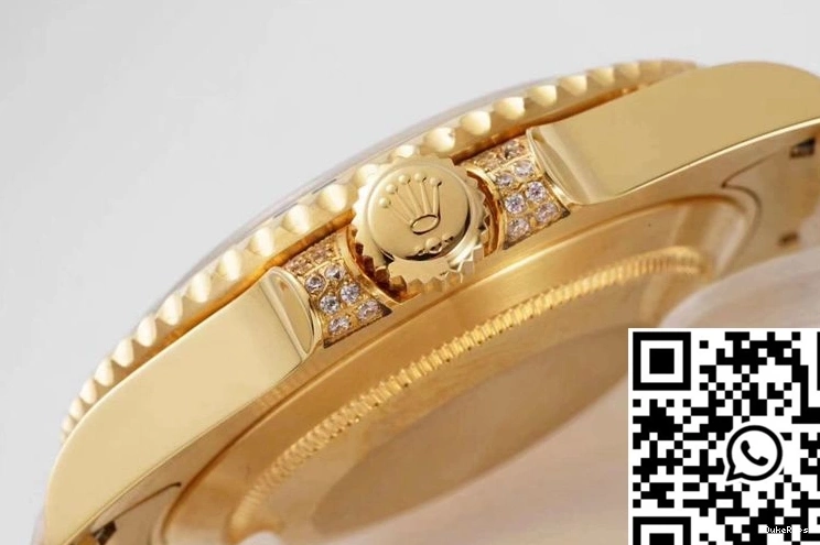 Factory 116758 II GMT White Rolex Diamond SAru Blue ROF Master 1104